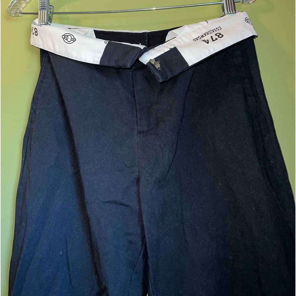 YesStyle Low Rise Fit Cargo Pants, Dark Blue
